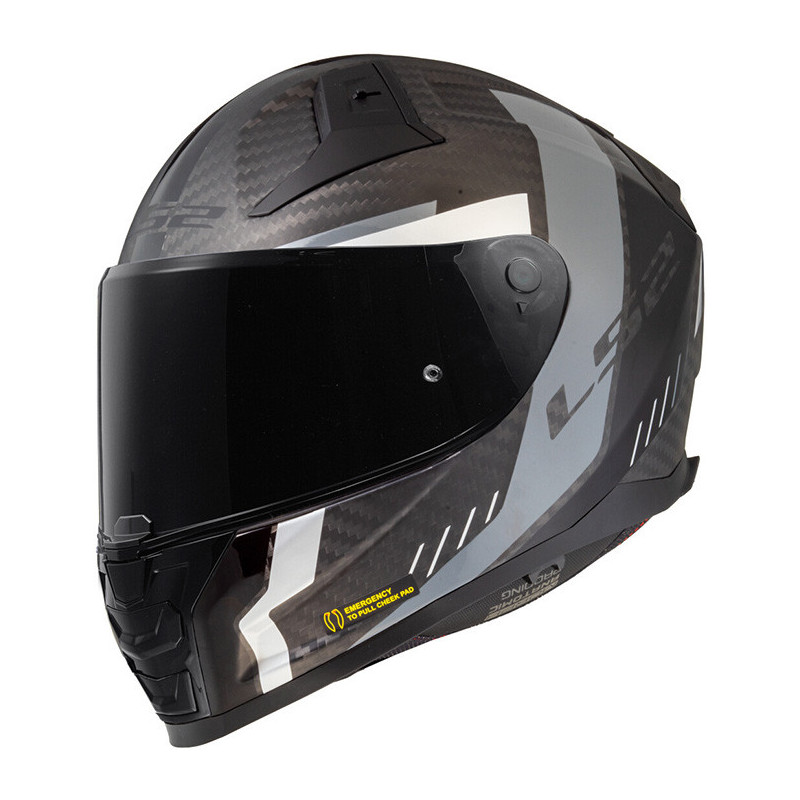 CASCO LS2 FF811 VECTOR II CARB  GRID MATT GREY 06