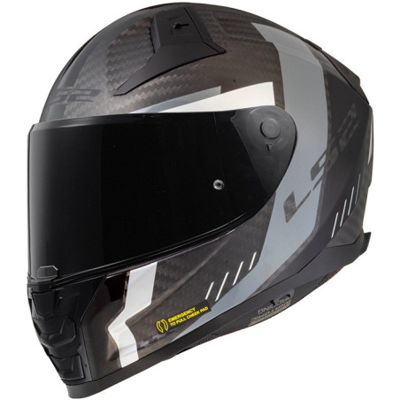 CASCO LS2 FF811 VECTOR II CARB  GRID MATT GREY 06