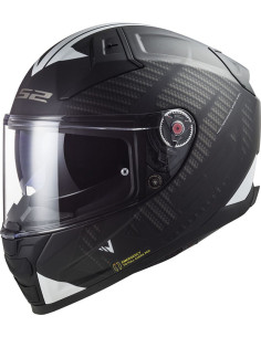 CASCO LS2 FF811 VECTOR II SPLITTER BLACK WHITE