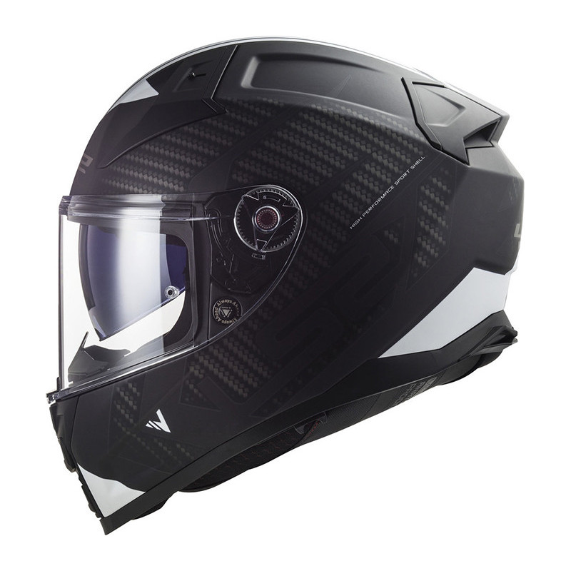 CASCO LS2 FF811 VECTOR II SPLITTER BLACK WHITE