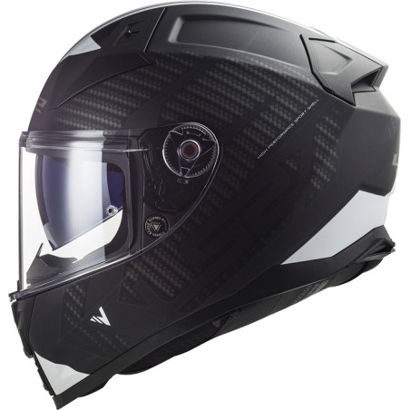 CASCO LS2 FF811 VECTOR II SPLITTER BLACK WHITE