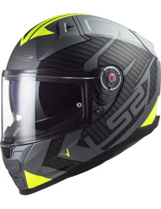 CASCO LS2 FF811 VECTOR II SPLITTER TITANIUM YELLOW