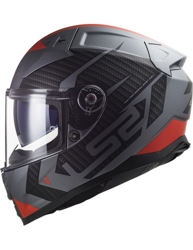 CASCO LS2 FF811 VECTOR II SPLITTER TITANIUM RED