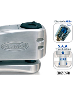 CANDADO ARTAGO 32 S SENSOR ALARM   WARNING 2