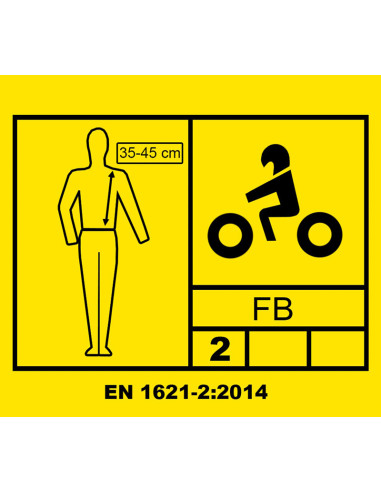 Espaldera Quartermile Neon Red  CE  Nivel 2
